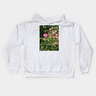 Butterfly on  Echinacea Kids Hoodie